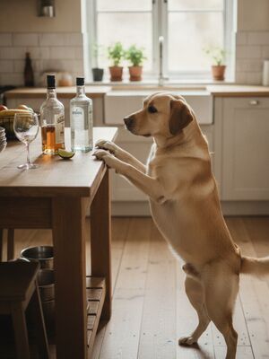 Alcohol and dogs