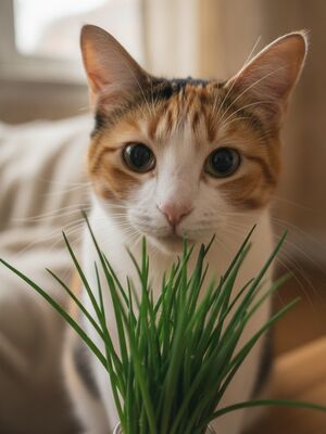 Chives and cats