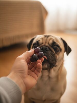 Grapes and dogs